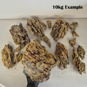 10kg Example of Natural Dragon Stone for Aquascaping