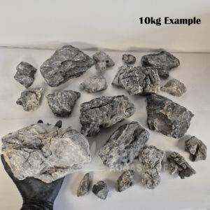 10kg Example of Natural Seiryu Stone for Aquascaping