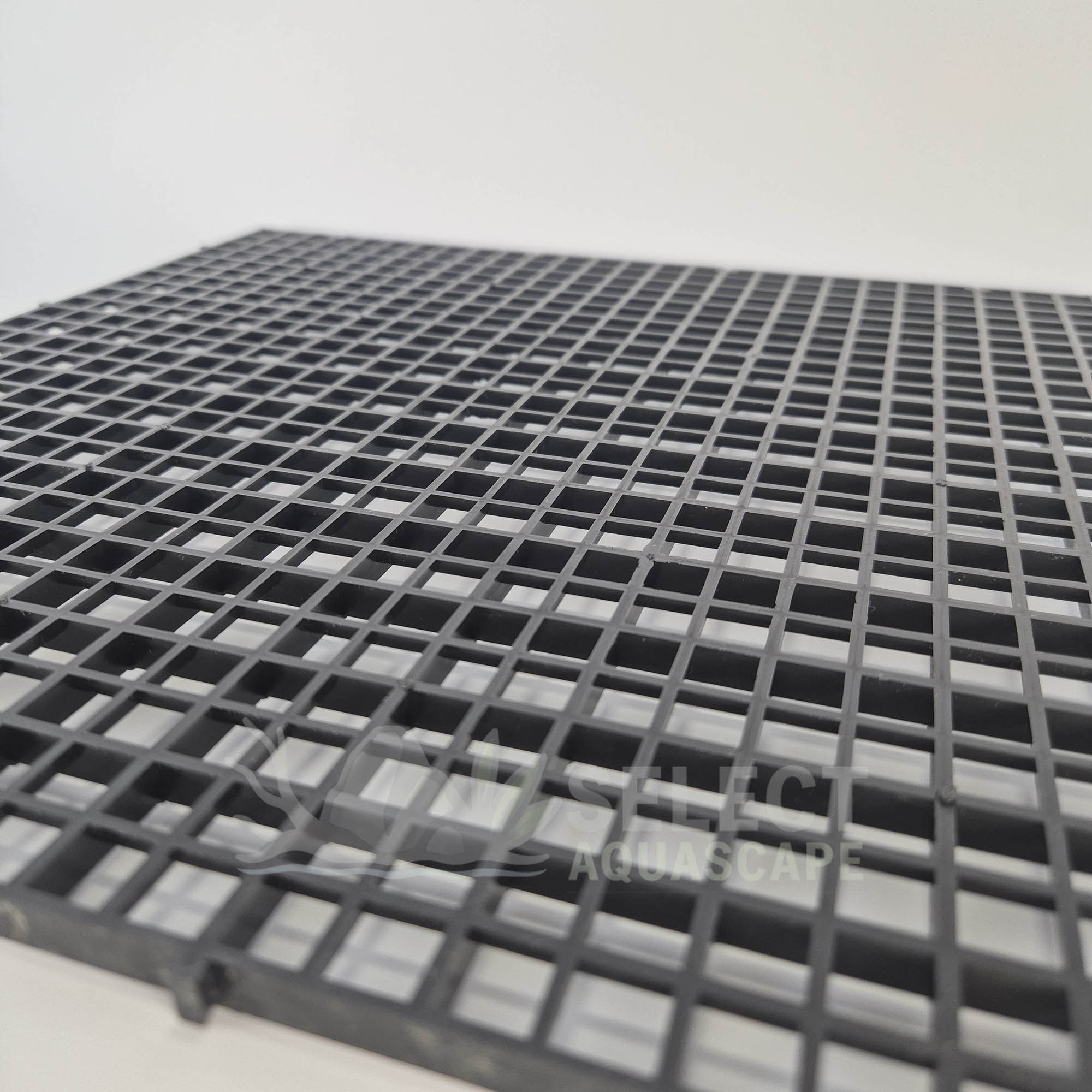 Hardscape Foundation Grid for Weight Dispersal in Aquascape