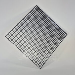Hardscape Foundation Grid for Weight Dispersal in Aquascape