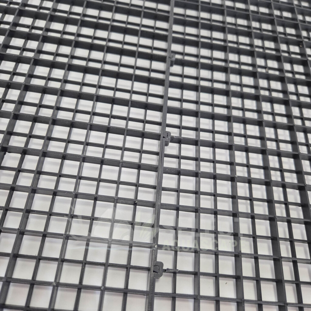 Hardscape Foundation Grid for Weight Dispersal in Aquascape