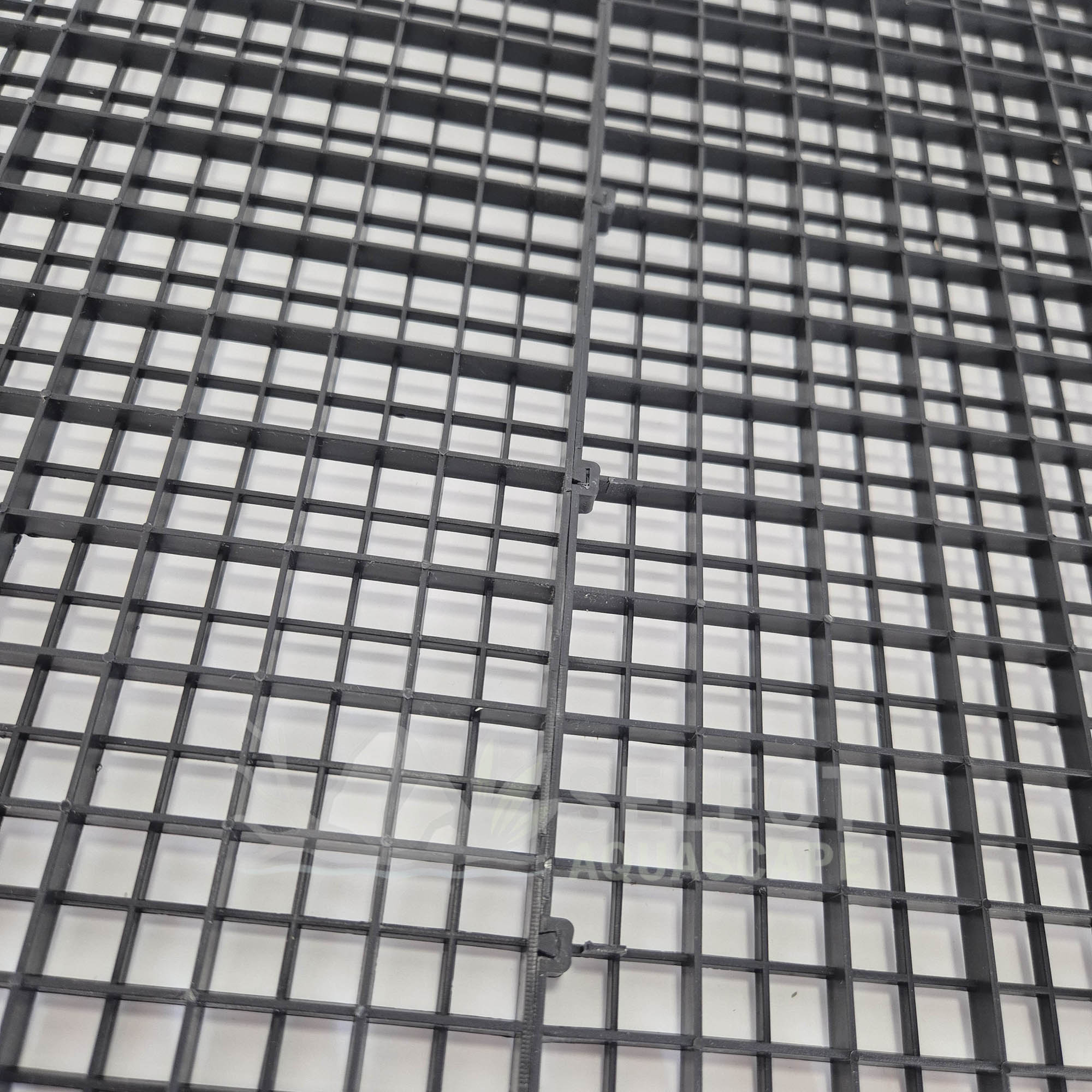 Hardscape Foundation Grid for Weight Dispersal in Aquascape